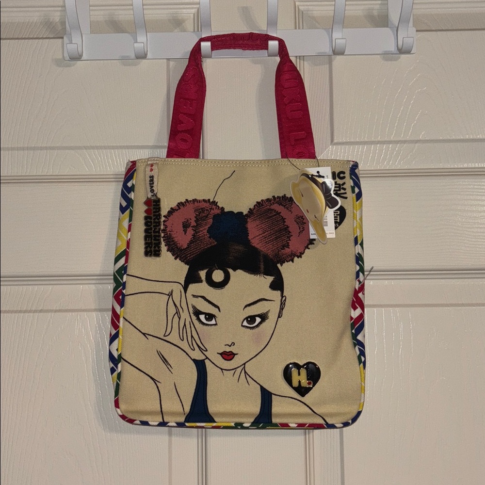 Gwen Stefani HARAJUKU LOVERS canvas tote shoppers bag MUSIC girl design NWT